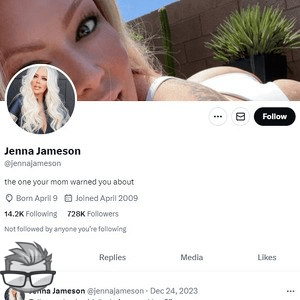 Jenna Jameson Twitter