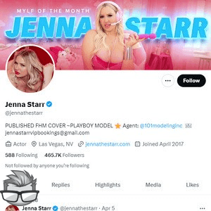 Jenna Starr Twitter