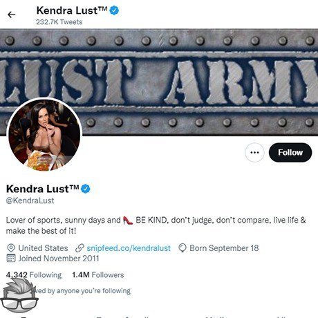 Kendra Lust Twitter