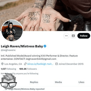 Leigh Raven Twitter