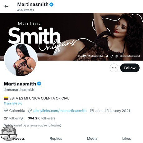 Martina Smith Twitter