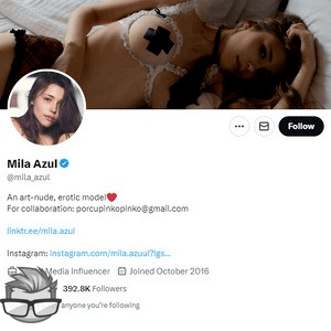 Mila Azul Twitter