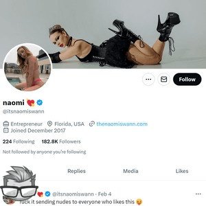 Naomi Swann Twitter