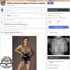 NSFW fashion