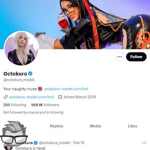 Octokuro Model Twitter