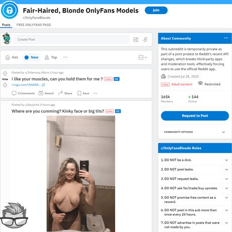OnlyFans Blonde