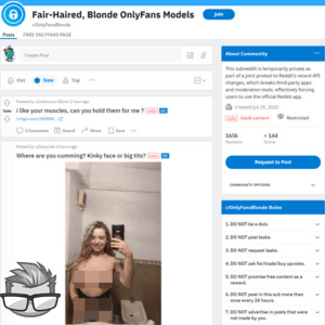 OnlyFans Blonde