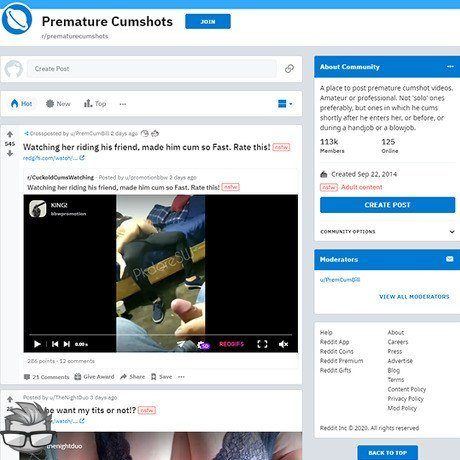 Premature Cumshots