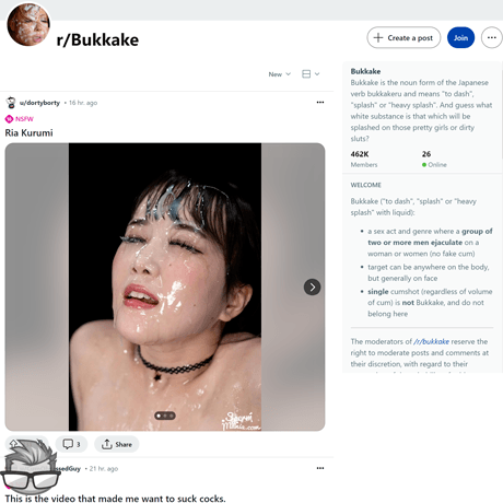 Reddit Bukkake