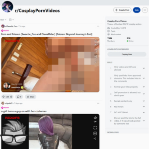 Reddit CosplayPornVideo