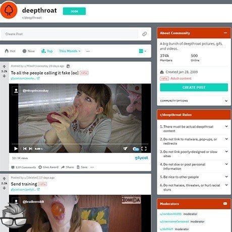 Reddit Deepthroat