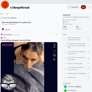Reddit Deepthroat