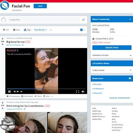 Reddit Facial Fun