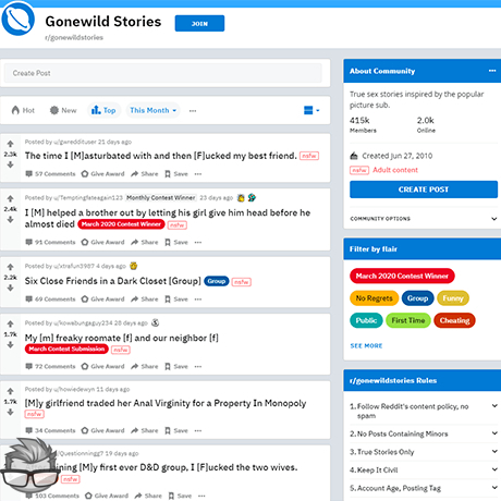 Reddit GoneWild Stories