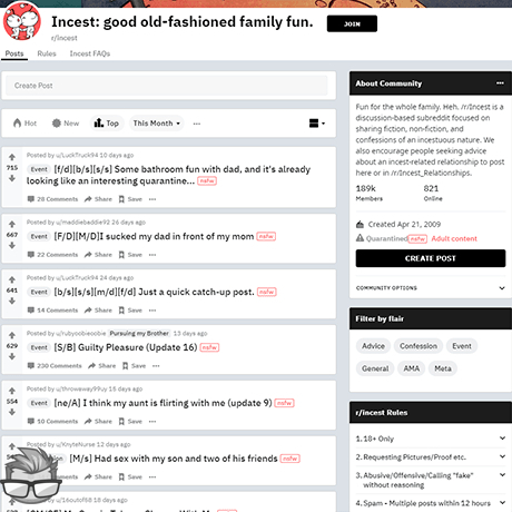 Reddit Taboo Stories