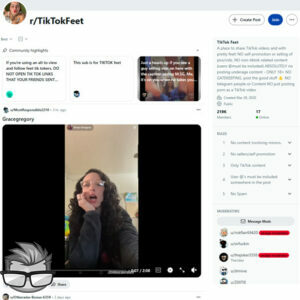 Reddit TikTok Feet