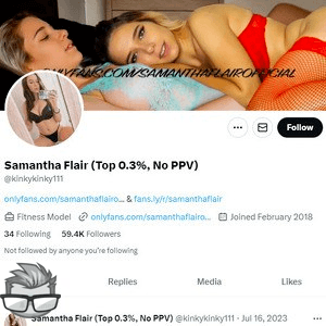 Samantha Flair Twitter