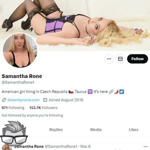 Samantha Rone Twitter