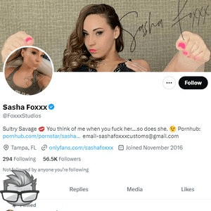 Sasha Foxxx Twitter