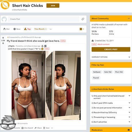 Short Hair Chicks