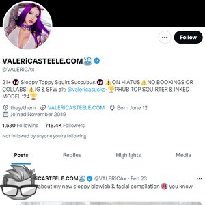 Valerica Steele Twitter