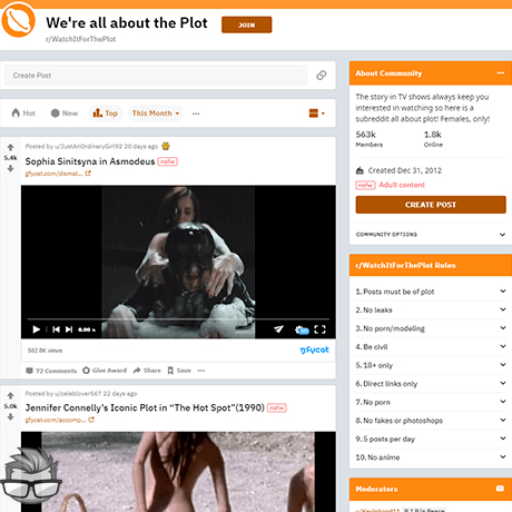 Watch It For The Plot